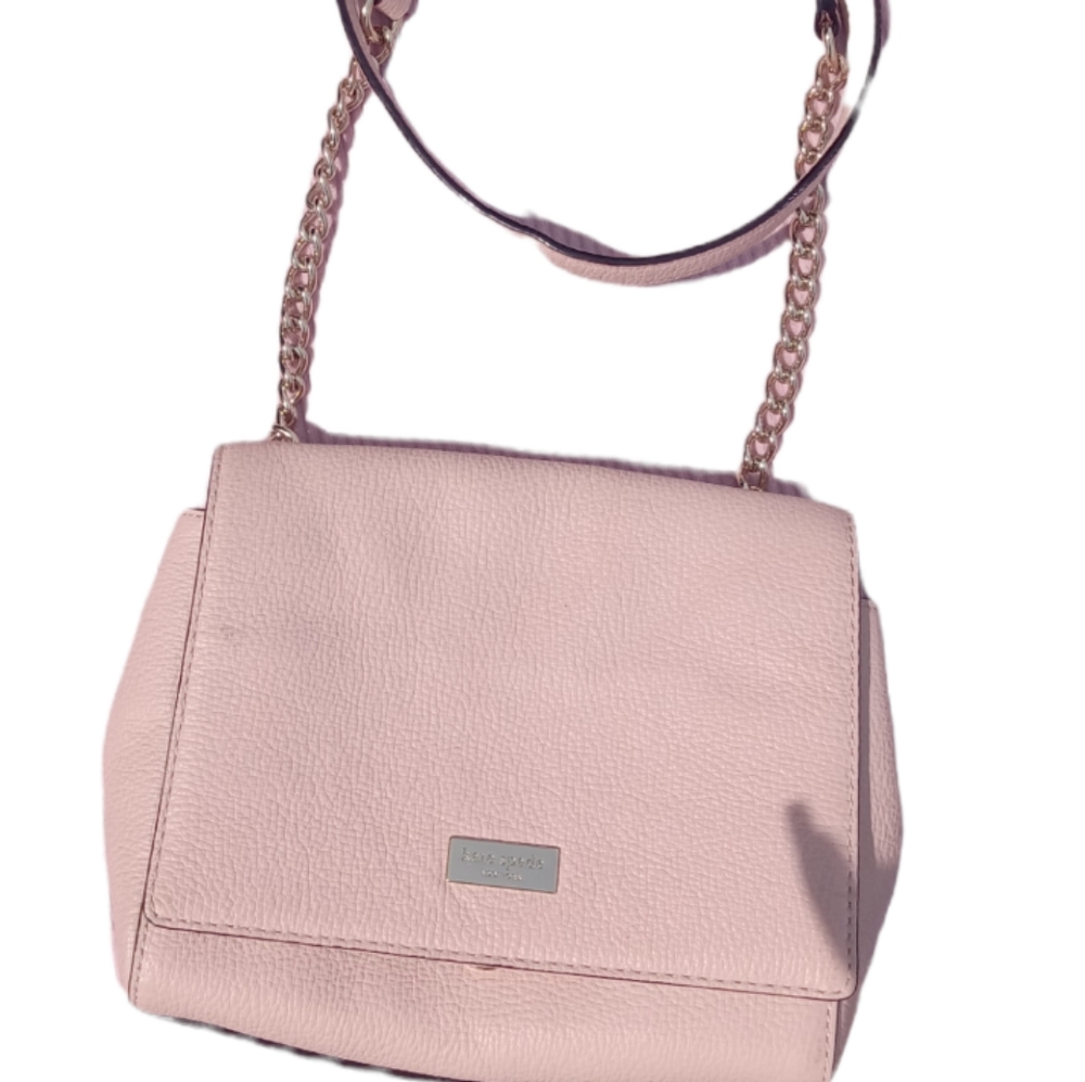 Kate Spade NY Leather Flirty Pink & Gold Crossbody